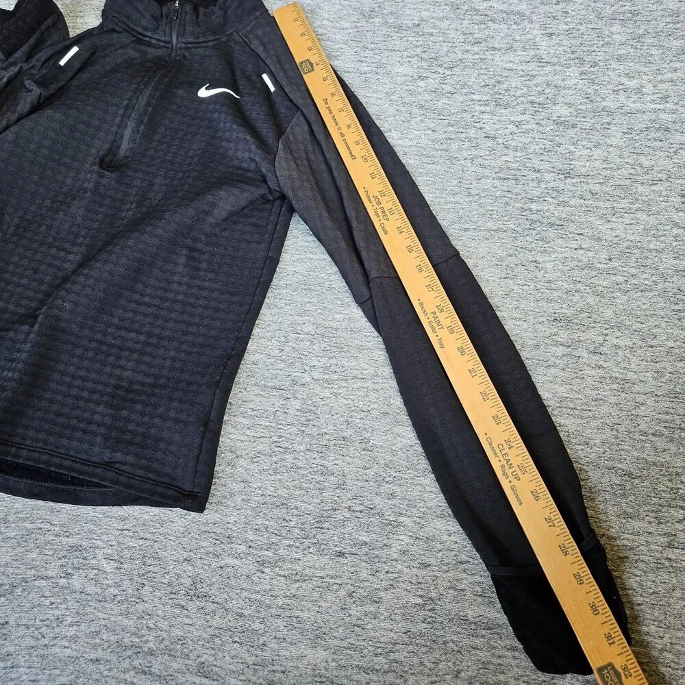 Nike Sphere Element Running Therma Fit Waffle 1/4 Zip Pullover Mens Small DM1171